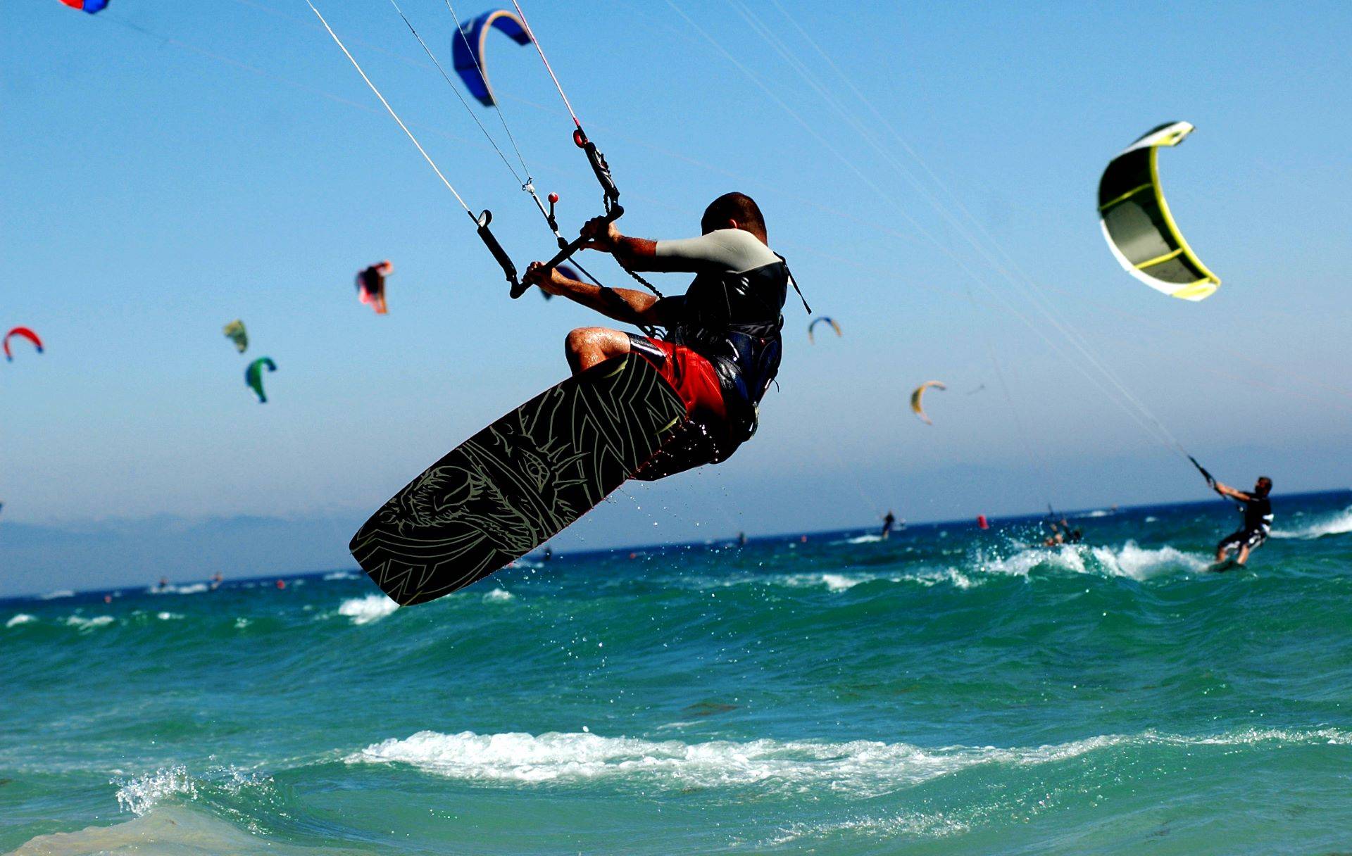Kitesurf-Sprung